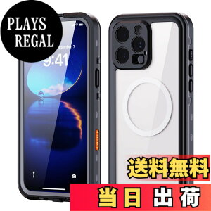 �y���������ziPhone 16 Pro Max �P�[�X ���S�h�� Magsafe�Ή� �X�g���b�v�t�� �h���P�[�X �J�o�[ �N���A ���� �A�C�t�H��16 Pro �}�b�N�X �S�ʃJ�o�[ ��� �ϏՌ� ���ʃP�[�X �t����ʕی� �A�E�g�h�A