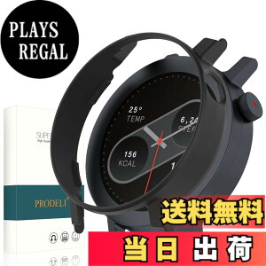 �y���������zPRODELI For CMF By Nothing Watch Pro 2 ��p �P�[�X ���t���ȒP PC�f�� �y�� �L�Y�h�~ �ϏՌ� �h�o cmf by nothing watch pro 2 �p �ی�J�o�[ �i�u���b�N�j