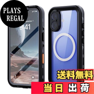 �y���������ziPhone 16 Plus �P�[�X ���S�h�� Magsafe�Ή� �X�g���b�v�t�� �h���P�[�X �J�o�[ �N���A ���� �A�C�t�H��16 �v���X�S�ʃJ�o�[ ��� �ϏՌ� ���ʃP�[�X �t����ʕی� �A�E�g�h�A,�u���b