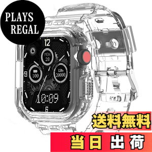 �y���������z[CABOBE] Apple Watch �o���h �P�[�X ��̌^ �Ή� 49mm 45mm 44mm 42mm 41mm 40mm 38mm �A�b�v���E�I�b�` �o���h �A�b�v���E�I�b�` �x���g TPU�P�[�X ��̌^ Apple Watch Series 10 �ϏՌ� �ϋv�� ������