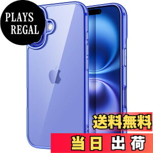 �y���������zJETech iPhone 16 Plus 6.7�C���`��p �P�[�X ���΂݂Ȃ� �Ռ��z�� �o���p�[�J�o�[ �����h�~ �N���A�o�b�N (�E���g���}����)