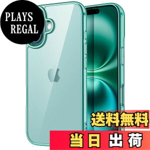 �y���������zJETech iPhone 16 Plus 6.7�C���`��p �P�[�X ���΂݂Ȃ� �Ռ��z�� �o���p�[�J�o�[ �����h�~ �N���A�o�b�N (�e�B�[���u���[)