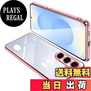 �y���������zONETIAOLONG �ɓK������Samsung Galaxy S25 �p�̃P�[�X �N���A SC-51F SCG31 �J�o�[ �M�����N�V�[S25 ���� �X�}�z�P�[�X �ϏՌ� �y�� ���b�L���H TPU ���^ �X�g���b�v�z�[���t�� ����~�� ����