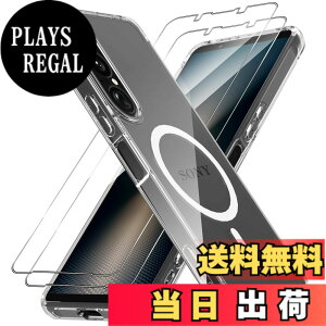 �y���������z�y1��+2���Z�b�g�zXperia 1 VII �P�[�X(1�EMagSafe�Ή�)+�K���X�t�B����(2��) SO-51F/XQ-FS44/SOG15 Greerass Xperia 1 VII ��p �J�o�[ �K���X�t�B�����t�� MagSafe�Ή� ���^ ���y�� �ϏՌ� �C�菝�h