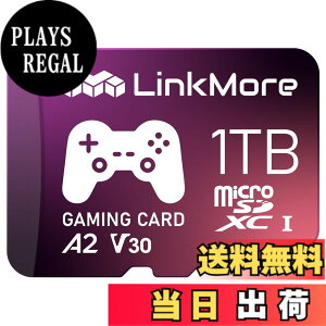 �y���������zLinkMore XV23 PRO 1TB A2V30 MicroSDXC �J�[�h Switch�Ή� SD�A�_�v�^�[�t�y�ő�Ǎ�170MB/s�z