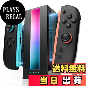 �y���������zJSAUX EnergyFlow Switch 2 �W���C�R���p �[�d�h�b�N�b�}��4�䓯���[�d�ERGB���C�g�ELED���C�g�EType C�P�[�u���t���bSwitch2 JoyCon �R���g���[���[�Ή��X�^���h