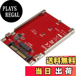 �y���������zStarTech.com M.2 - U.2�ϊ��A�_�v�^/M.2 PCIe NVMe SSD�Ή�/PCI Express M.2�h���C�u - 2.5�C���`U.2(SFF-8639)�z�X�g�A�_�v�^/M.2 SSD�ϊ�(���b�h) U2M2E125