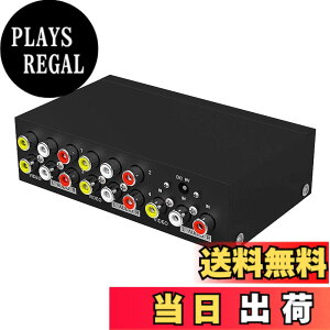 �y���������zES-Tune AV���z�� RCA�X�v���b�^�[ 1����4�o�� �f�� �����������z �R���|�W�b�g�M���Ή� ������➑� �m�C�Y�ጸ�Z�p���� �v���O�A���h�v���C�݌v �e���r/DVD/�Ď��J�����Ή� ���{��