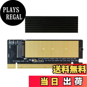 �y���������zEZDIY-FAB M.2 PCIe NVMe �ϊ��A�_�v�^�[ �q�[�g�V���N�t���E���M�݌v PCI Express x16�X���b�g��p M.2 SSD 2230/2242/2260/2280�Ή� NVMe & AHCI���Ή� �f�X�N�g�b�vPC�p �����g���J�[�h