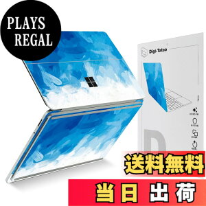 �y���������zDigi-Tatoo Surface ��p�X�L���V�[�� �J�o�[ �X�e�b�J�[ (Surface Laptop Studio 14.4�C���`�p) �S�g�ی�A���O���\�A�����h�~����юc�����t���[ [Blue Paint]