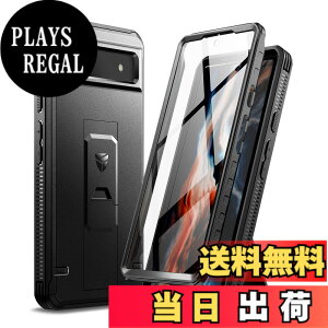 �y���������zDexnor Google Pixel 6A 5G�p �P�[�X [�����X�N���[���v���e�N�^�[���L�b�N�X�^���h] �R�p�K�i �ϏՌ� �����h��J�o�[(�u���b�N)