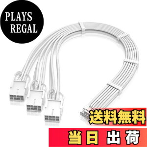 �y���������zEZDIY-FAB �d����p PSU�P�[�u�� �����X���[�u�P�[�u���A16 �s�� (12+4) 12VHPWR PCIe 5.0 �R�l�N�^�I�X - 3X PCIE 8 �s���ARTX 4080 3090Ti �p�A16AWG 30CM �v���C���X�g�[�����ꂽ�R�[���t�� - �S��