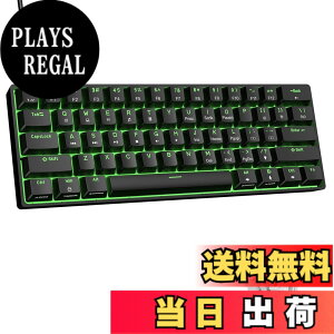 �y���������zDIERYA �Q�[�~���O�L�[�{�[�h �Ԏ� Mini ���^ ���J�j�J���L�[�{�[�h 60%���C�A�E�g 61�L�[ �p��z�� �L�� �L�[�{�[�h ���E�� USB C �d���P�[�v�� Windows�m�[�g�p�\�R�������PC�Q�[�}�[