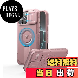 �y���������zDexnor iPhone 16 Pro Max�p �P�[�X - �X���C�h���J�����J�o�[�������\�L�b�N�X�^���h�t�� �}�O�l�b�g���ϏՌ� �w�r�[�f���[�e�B �v���e�N�e�B�u�J�o�[(�s���N)