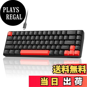 �y���������zDIERYA x TMKB T68 ���s�b�h�g���K�[ ���J�j�J���Q�[�~���O�L�[�{�[�h ���C�X�C�b�`�L�[�{�[�h RGB�o�b�N���C�g �L��Type-C �R���p�N�g 68�L�[ �S�L�[���Փ� Windows/Mac/Linux�Ή� �p��z��