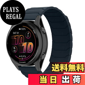 �y���������z[CiimWaa] 22mm �o���h for Garmin Venu 4/3 45mm/vivoactive 4/Venu2 �p �V���R�� ���v�o���h ���͂Ȏ��C �X�}�[�g�E�H�b�`���� �}�O�l�b�g �_�炩�� �����^ �j�����p ���K�� �x���g �K�[�~�� garm
