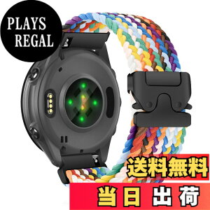 �y���������z[CiimWaa] 20mm �o���h for Garmin Forerunner 570 42mm/Garmin Vivoactive 6/5/Approach S50/S44 �p �����o���h �҂ݍ��� ���v�x���g �N�C�b�N�����[�X ���v�o���h �_�炩�� �ʋC�� �����p�x���g �K�[�~