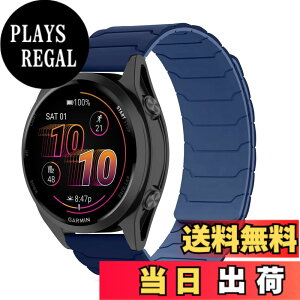 �y���������z[CiimWaa] 22mm �o���h for Garmin Venu 4/3 45mm/vivoactive 4/Venu2 �p �V���R�� ���v�o���h ���͂Ȏ��C �X�}�[�g�E�H�b�`���� �}�O�l�b�g �_�炩�� �����^ �j�����p ���K�� �x���g �K�[�~�� garm