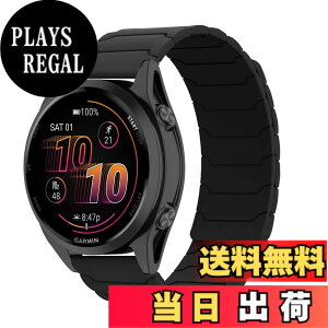 �y���������z[CiimWaa] 22mm �o���h for Garmin Venu 4/3 45mm/vivoactive 4/Venu2 �p �V���R�� ���v�o���h ���͂Ȏ��C �X�}�[�g�E�H�b�`���� �}�O�l�b�g �_�炩�� �����^ �j�����p ���K�� �x���g �K�[�~�� garm