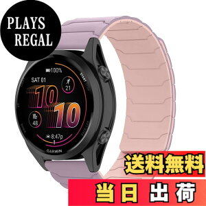 �y���������z[CiimWaa] 22mm �o���h for Garmin Venu 4/3 45mm/vivoactive 4/Venu2 �p �V���R�� ���v�o���h ���͂Ȏ��C �X�}�[�g�E�H�b�`���� �}�O�l�b�g �_�炩�� �����^ �j�����p ���K�� �x���g �K�[�~�� garm