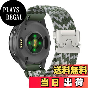 �y���������z[CiimWaa] 22mm �o���h for Garmin(�K�[�~��) Venu 4/3 45mm/vivoactive 4/Venu 2 �p �����o���h �҂ݍ��� ���v�x���g �N�C�b�N�����[�X ���v�o���h �_�炩�� �ʋC�� �����p�x���g Garmin Forerunner 265/