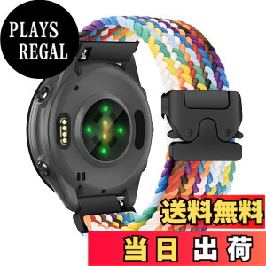 �y���������z[CiimWaa] 22mm �o���h for Garmin(�K�[�~��) Venu 4/3 45mm/vivoactive 4/Venu 2 �p �����o���h �҂ݍ��� ���v�x���g �N�C�b�N�����[�X ���v�o���h �_�炩�� �ʋC�� �����p�x���g Garmin Forerunner 265/