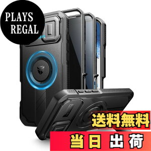 �y���������zDexnor iPhone 16 Plus�Ή� �X���C�h���J�����J�o�[�������\�L�b�N�X�^���h���̂������h�~�t�B�����t�� MagSafe�Ή� �ϏՌ��o���p�[�P�[�X�����C�ی�J�o�[ �u���b�N(�u���b�N)