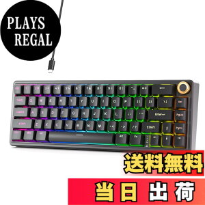 �y���������zDIERYA DK68E �Q�[�~���O�L�[�{�[�h 60% �L�� - �K�X�P�b�g�}�E���g�A�p��z��A�z�b�g�X���b�v�Ή��A��]�m�u&6�w�����p�b�h�t���ARGB�o�b�N���C�g�AWindows/Mac�Ή�