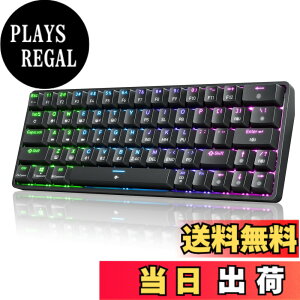 �y���������zDierya DK63 ���C�����X�Q�[�~���O���J�j�J���L�[�{�[�hBluetooth/2.4G/�L���ڑ� �Ԏ����J�j�J���X�C�b�` 60�� �L�[�{�[�h RGB�o�b�N���C�g �S�L�[���Փ� �p��z�� Windows/Mac�Ή� (�u���b