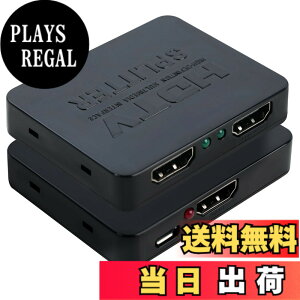 �y���������zIseebiz HDMI ���z�� 1����2�o�� 4K�Ή� HDMI �X�v���b�^�[ ���^ �R���p�N�g PS5/Fire TV Stick/PC/�e���r/�v���W�F�N�g/DVD�v���[���[�Ή�
