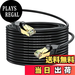 �y���������zCHENLUKJ LAN�P�[�u�� 50m CAT6A �J�e�S��6 ���� �����P�[�u�� PoE�Ή� 26AWG 550MHz 10Gbps/�M�K�r�b�g�Ή� CAT6���� RJ45�����b�L�R�l�N�^ �ܐ܂�h�~ �ό� �ƒ�/�I�t�B�X/�Q�[���@�p ������