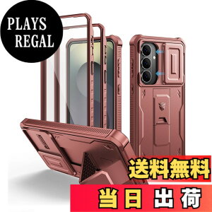 �y���������zDexnor Samsung Galaxy S26 Plus�p �P�[�X - �X���C�h�������J�����J�o�[����ʕی�t�B�������L�b�N�X�^���h�t�� �w�r�[�f���[�e�B�ϏՌ� ��� �t���{�f�B�o���p�[�ی�P�[�X(���b�h)