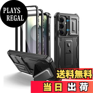 �y���������zDexnor Samsung Galaxy S26�p �P�[�X - �X���C�h�������J�����J�o�[����ʕی�t�B�������L�b�N�X�^���h�t�� �w�r�[�f���[�e�B�ϏՌ� ��� �t���{�f�B�o���p�[�ی�P�[�X(�u���b�N)