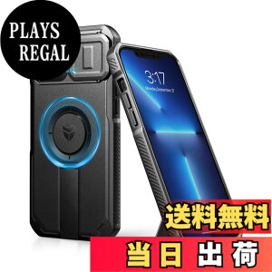 �y���������zDexnor iPhone 12 Pro Max/13 Pro Max �p �P�[�X - �X���C�h���J�����J�o�[�������\�L�b�N�X�^���h�t�� �}�O�l�b�g���ϏՌ� �w�r�[�f���[�e�B �v���e�N�e�B�u�J�o�[ - �u���b�N