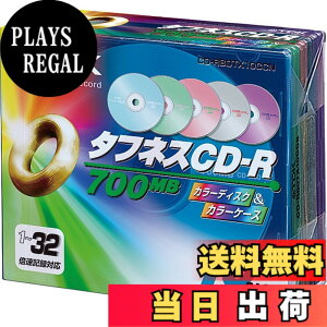 �y���������zTDK �f�[�^�pCD-R 32�{���Ή� 700MB 5�F�J���[�~�b�N�X�f�B�X�N 10���p�b�N CD-R80TX10CCN