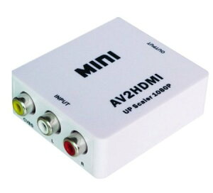 �y���������z���u ���^ �R���|�W�b�g (AV / RCA3 / CVBS) �� HDMI�R���o�[�^�[ USB�d���R�[�h�t HD Video Converter AV2HDMI