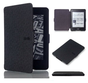 �y���������zKepuch Custer �P�[�X �Ή� Kindle Paperwhite 1/2/3 2012 2013 2015 2016, PU���U�[ �y�� �J�o�[ �Ή� Kindle Paperwhite 1/2/3 2012 2013 2015 2016 �F�F�u���b�N�A�T�C�Y�F Kindle Paperwhite 1 2 3