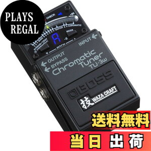 �y���������zBOSS/�ZWAZA CRAFT TU-3W MADE IN JAPAN Chromatic Tuner TU-3W �`���[�i�[ �{�X �F�F�u���b�N