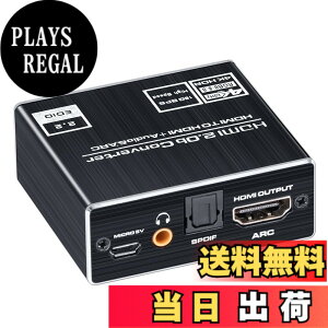 �y���������zBLUPOW 4K60Hz HDMI2.0�Ή�����������(���f�W�^���E3.5mm�X�e���I�����o��) ARC�Ή� �f�W�^���I�[�f�B�I�E�T�E���h���� PS5�EPS4Pro�EBD���R�[�_�[�EFire TV�����̉������z�� VA98 �F�F4K60Hz/HD