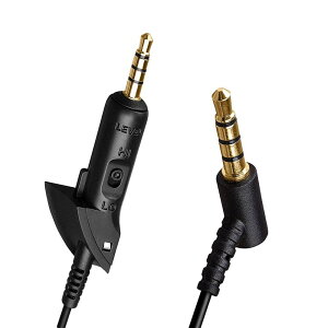 �y���������z�I�[�f�B�I�P�[�u���R�[�h compatible for Bose QuietComfort 15 QC15�m�C�Y�L�����Z���w�b�h�z�� �F�F�u���b�N