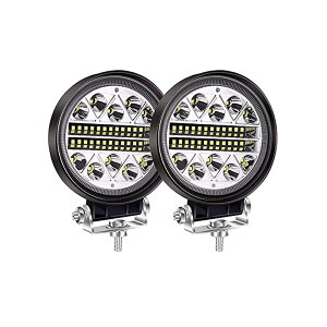 �y���������zX-STYLE LED��Ɠ� �f�b�L���C�g 12V 24V 2���[�h �펞�_��/�X�g���{ 102W ���[�N���C�g �z���C�g �h�� �e���ƎԂɑΉ� �g���b�N �O�Ɠ� 2�Z�b�g �F�F102W���A�T�C�Y�F102W