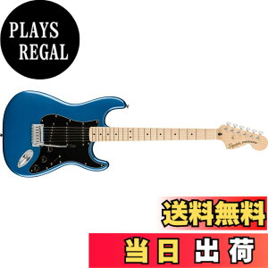 �y���������zSquier by Fender �G���L�M�^�[ Affinity Series Stratocaster, Maple Fingerboard, Black �F�F���C�N�v���V�b�h�u���[