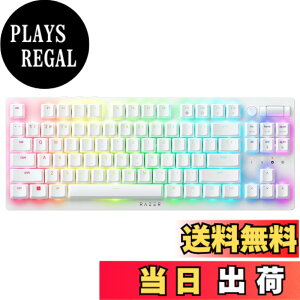 �y���������zRazer ���C�U�[ DeathStalker V2 Pro Tenkeyless White Edition Linear Optical Switch �Q�[�~���O�L�[�{�[�h ���^�I�v�e�B�J���X�C�b�` ���C�����X 2.4GHz Bluetooth Type-C Chroma �p��z�� �f�X�X�g�[�J�[�u