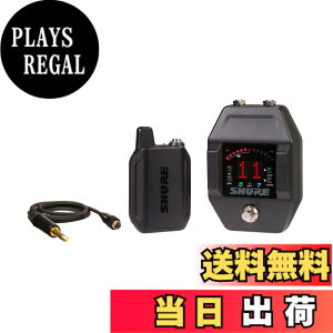 �y���������zSHURE GLX-D16+ / 6+ �M�^�[�y�_���E���C�����X�V�X�e�� �M�^�[/�x�[�X ���C�����X�� ���� 2.4GHz �ȒP�E����ڑ��y�������K�i�z �F�F�u���b�N