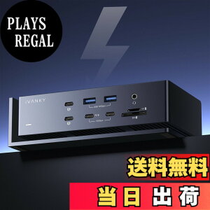 �y���������ziVANKY FusionDock Max 1 Thunderbolt 4�ƌ݊���������܂��A20-in-1 Quad 6K@60Hz���j�^�[�h�b�L���O�X�e�[�V�����A40Gbps�h�b�N for MacBook M1/M2/M3/M4 Pro/Max�A2HDMI 2.0�A96W PD�A10Gbps 5USB-A ����� 2USB-C