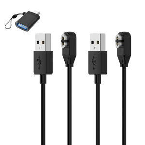 �y���������zFor Shokz OpenRun�AOpenRun Pro�AOpenRun Pro Mini�AAeropex�AOpenComm ���`���C���z�� �[�d�P�[�u�� �[�d�� + USB to Type-C�A�_�v�^�[���t��(1��)�yKONXISA�zUSB�[�d 100CM �}�O�l�b�g�[�d�R�[�h ���ϋv 