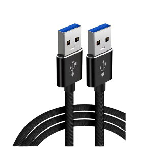 �y���������zUSB 2.0 �P�[�u�� �^�C�vA-�^�C�vA �I�X-�I�X 480Mbps�����]�� USB�P�[�u�� �A���~�V�F���ƃi�C�����҂� HDD�ATV Box�A�J�����ADVD�v���[���[�A�v�����^�A���f���Ȃǂƌ݊������� 1M �u