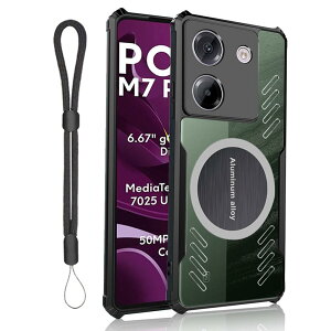 �y���������zYCJDP �ی�J�o�[ for Xiaomi POCO M7 Pro 5G �P�[�X �Q�[����p/�T�|�[�g�J�[���C�z��/�������ꂽ�R�[�i�[ �O���t�F����p�ی�J�o�[ ���ϋv�� �ϏՌ� TPU+�A�N�������� ���΂݂ɂ��� �A