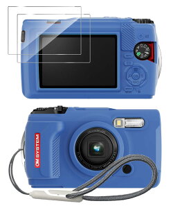 �y���������zfor olympus tough tg-7 �P�[�X+2���t�B���� �V���R�[�� �ی�J�o�[ olympus tough tg-7 �Ή��yJIAYJP�z�S�ʕی�J�o�[ �V���R�� �ϏՌ� �����h�~ ���� �E���ȒP �y�� �L�Y�h�~ �h�k �h�o �S��