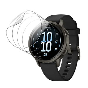 �y���������z�y4���Z�b�g�zFor GARMIN(�K�[�~��) Venu 4 41mm �p �t�B���� �ی�t�B���� KONXISA Garmin Venu 4 41mm 1.2�C���` �X�}�[�g�E�H�b�` �ی�t�B���� TPU�� 3D�S�ʕی� �����ߗ� 24���ԓ��C�A������